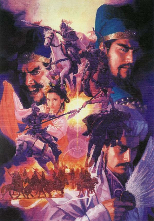 夸张的艺术添加,而是将纯质一面表现在外,信长,三国,水浒的人物设计