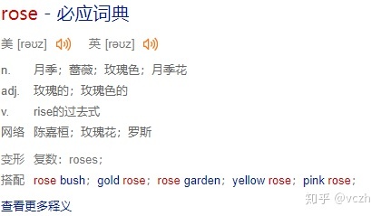 英文单词rose的正确发音是什么