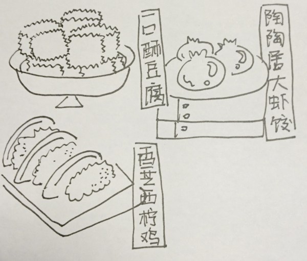 推荐:陶陶居大虾饺,一口酥豆腐,香芒西柠鸡 地址:广州市天河区天河路