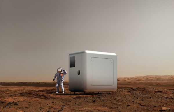 火星生活舱效果图. open建筑事务所