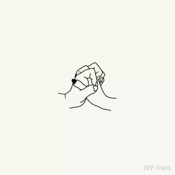 一种极简主义的情侣头像是怎样的呢